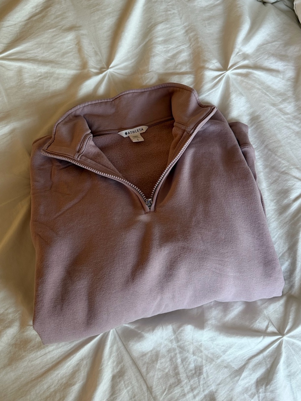 Athleta Rose Quarter Zip Sweatshirt